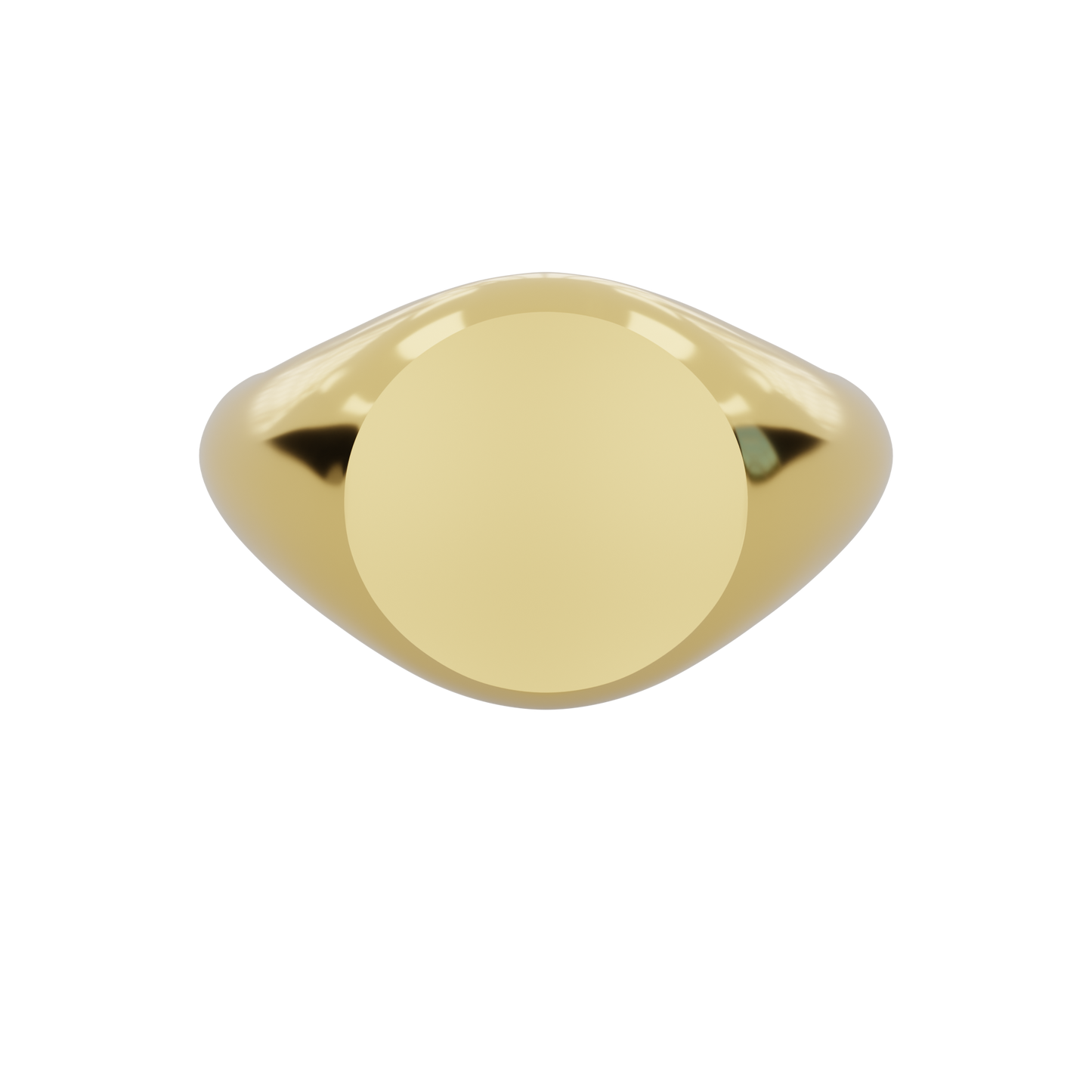 The Monarch Signet 9ct Yellow Gold - UK Ring Size L